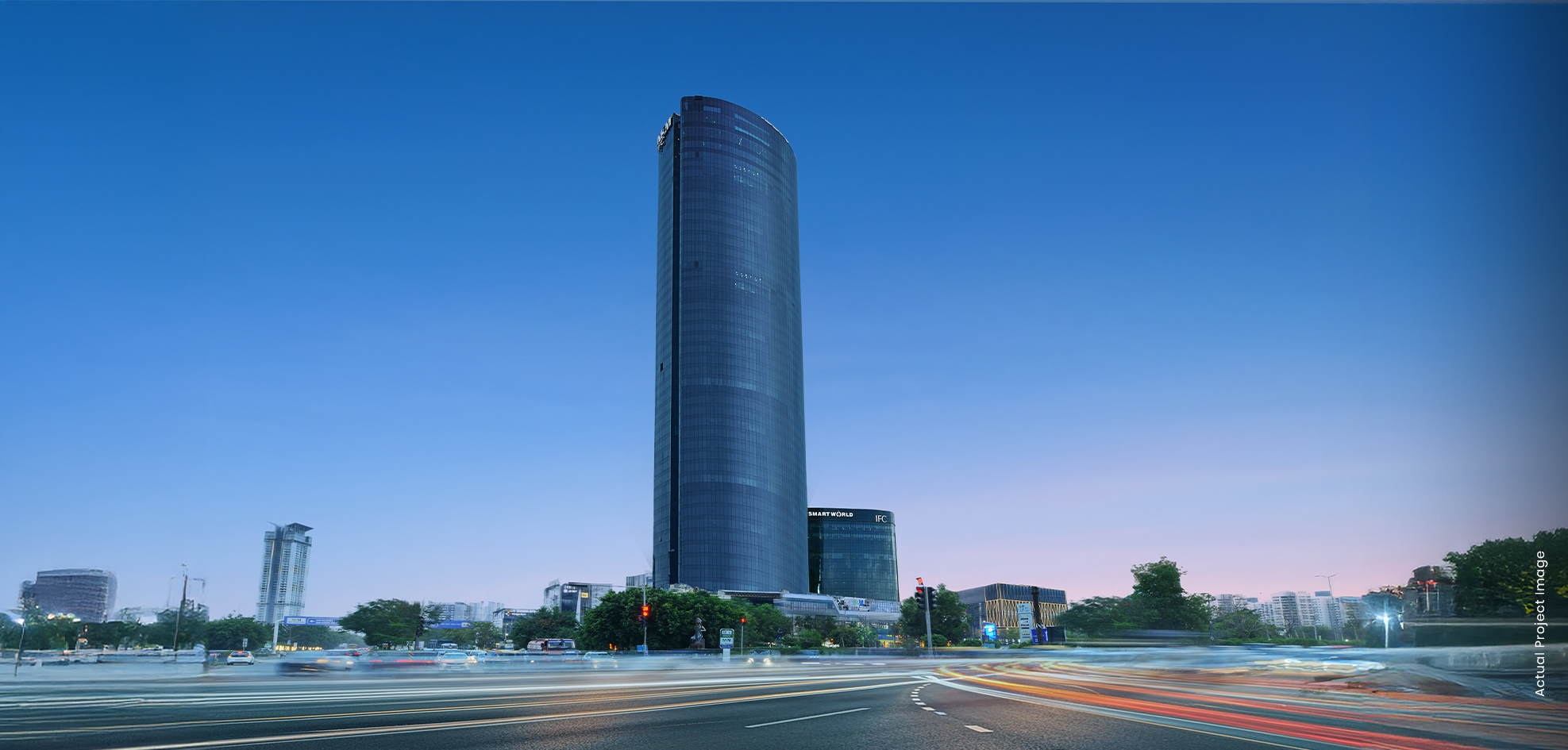 M3M International Financial Center twin towers at Sector 66, Golf Course Road Extension, Gurugram