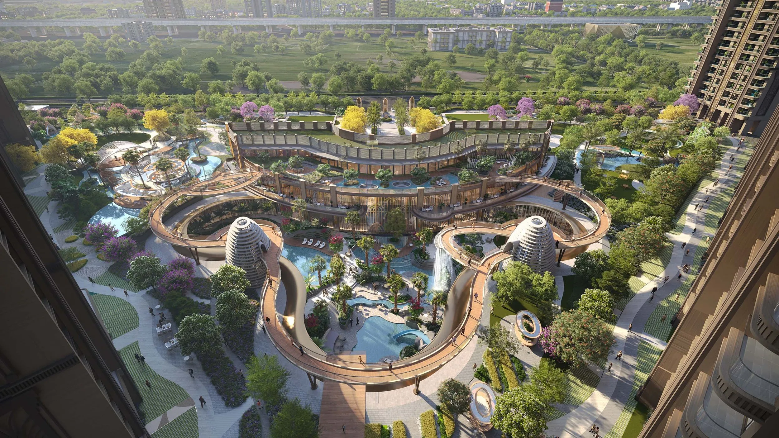 Biophilic landscape and masterplan at Westin Residences Gurugram